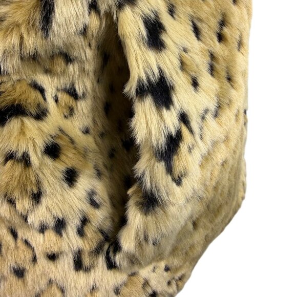 International Concepts Womens Animal Print Faux Fur Coat Sz XL - Picture 5 of 8